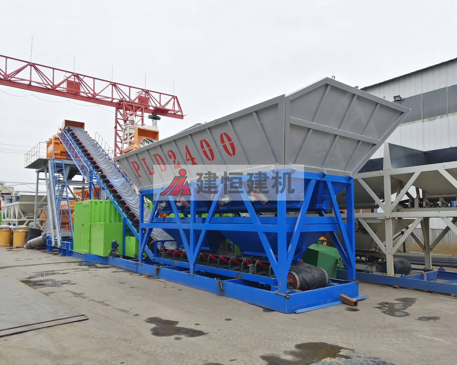 HZS90折疊免基礎攪拌站